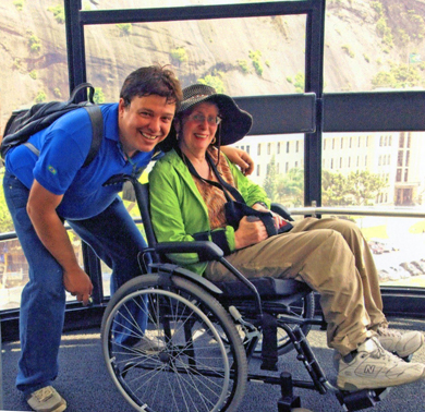 nancy nate travel disabled wheelchair brazil rio nan_marcelo